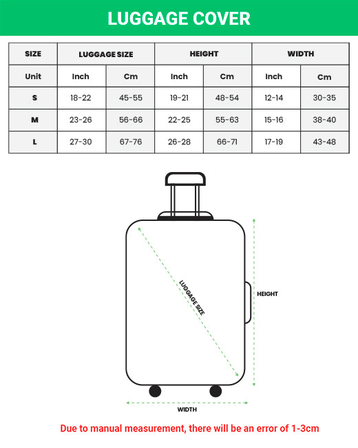 PS Unique Luggage Cover