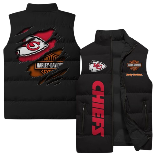 058 Unique Sleeveless Puffer Jacket