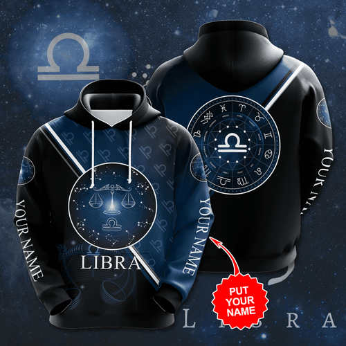 Zodiac Libra Personalized Unique Hoodie