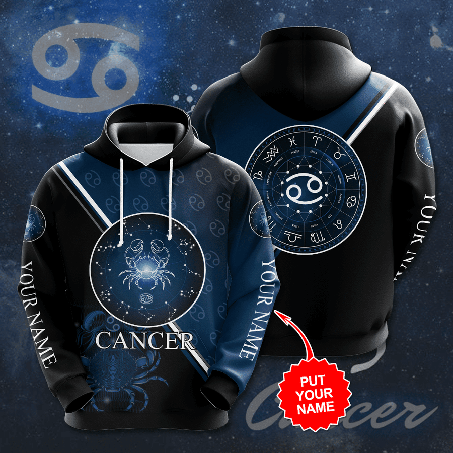 Zodiac Cancer Personalized Unique Hoodie