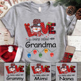 Love being called Grandma Personalized T-Shirt