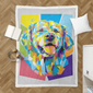 Golden Retriever - Unique Fleece Blanket