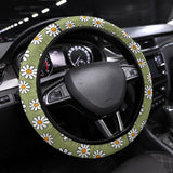 Flowers Steering Wheel Cover