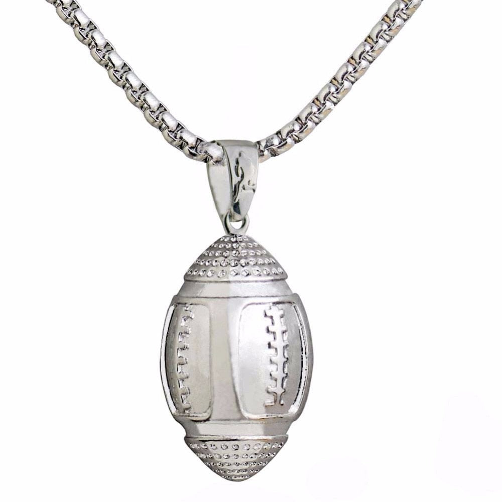 Rugby Ball Unique Necklace